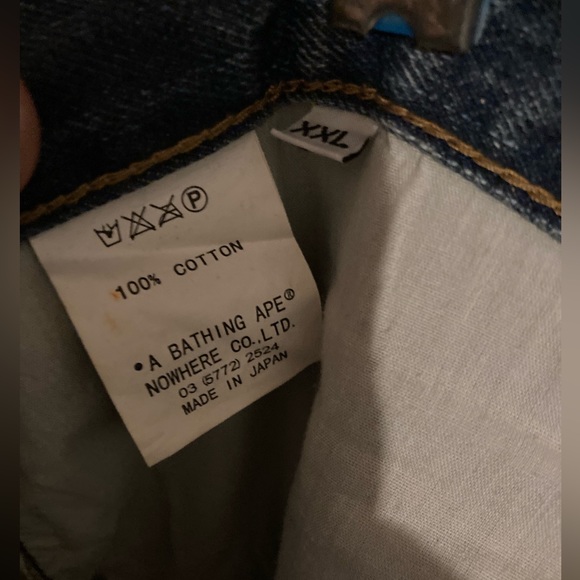 100% Real Authentic Bape Jeans - Picture 9 of 13